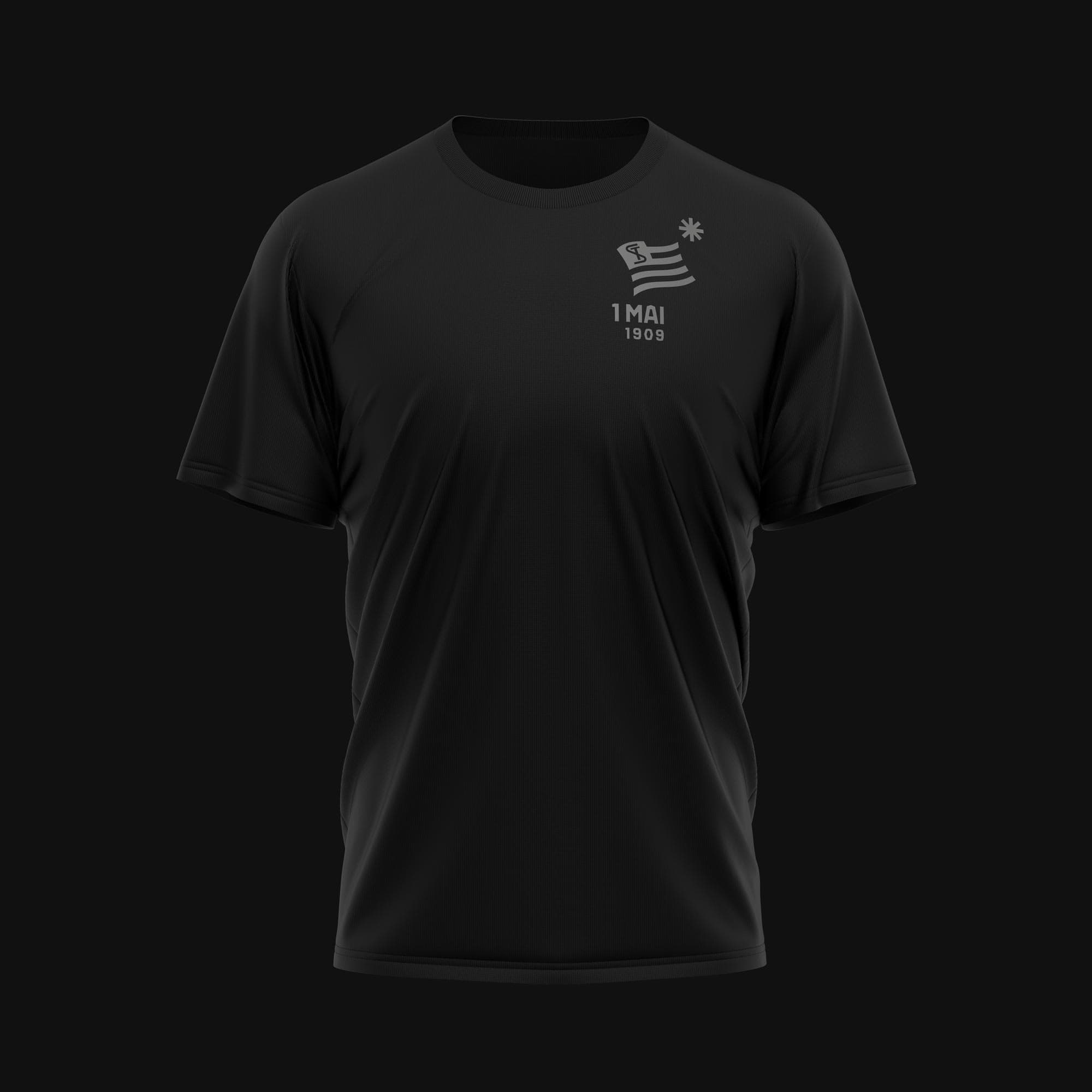 Version black on black and slogan