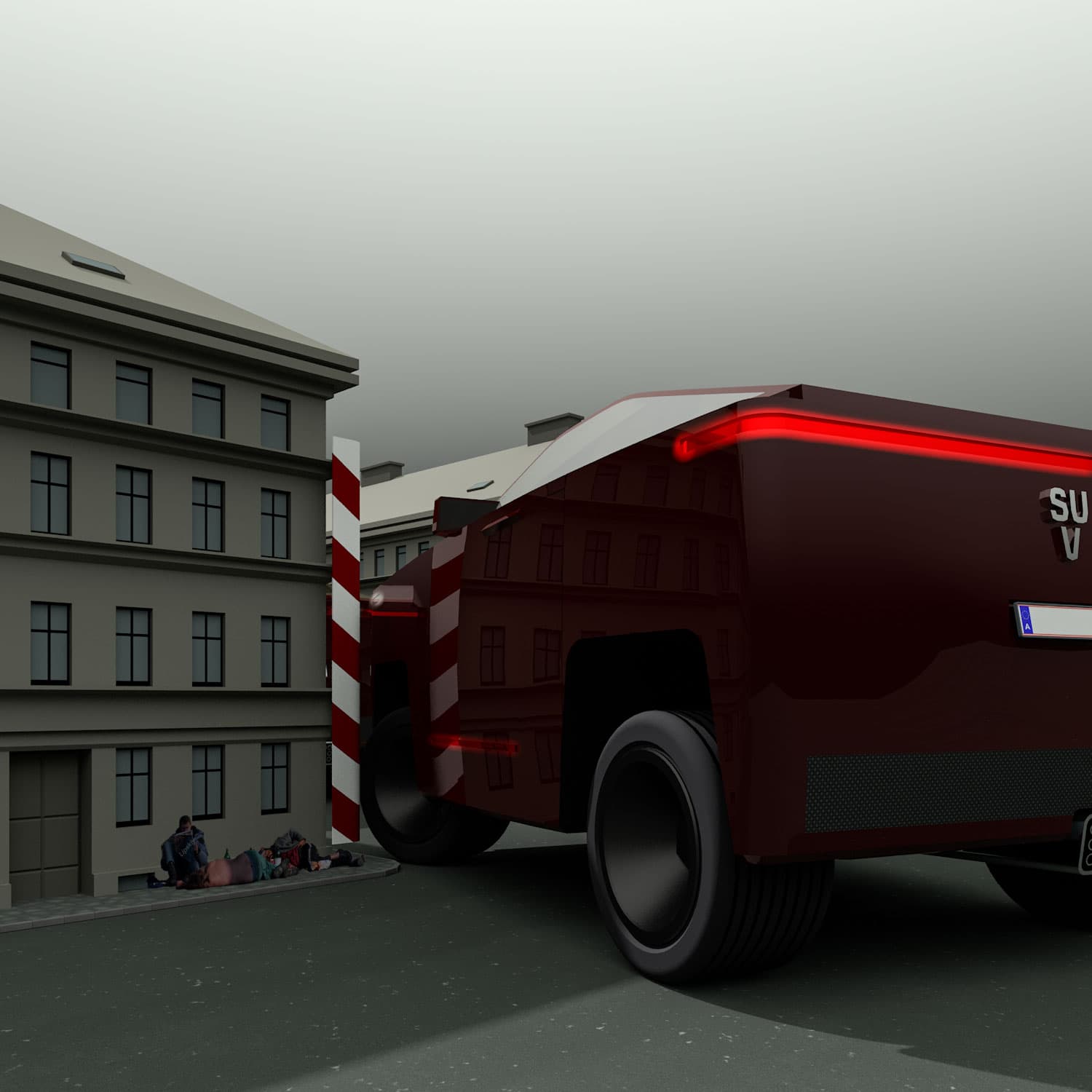 3D visualitations of possible painting scenes