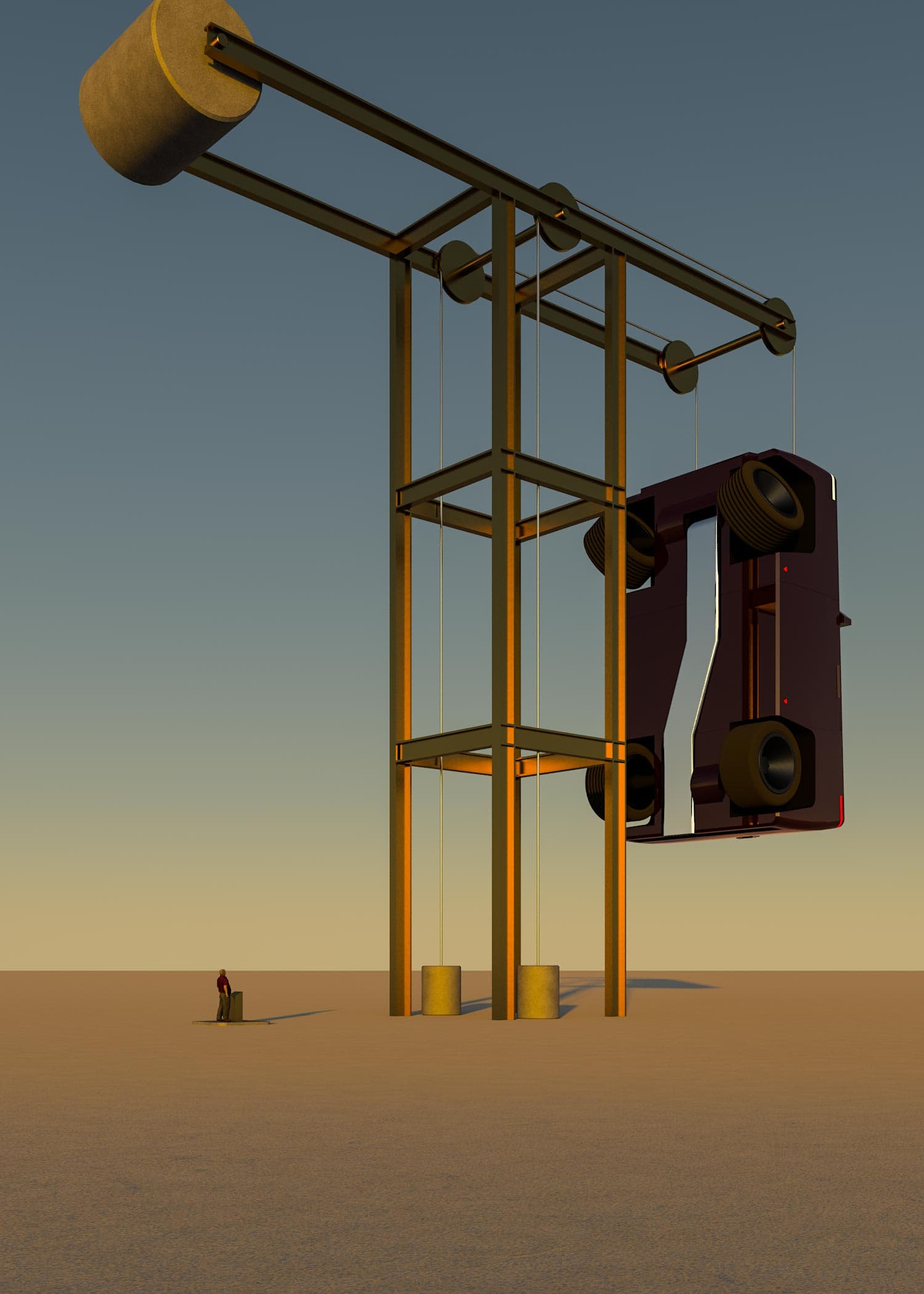 3D visualitations of possible painting scenes