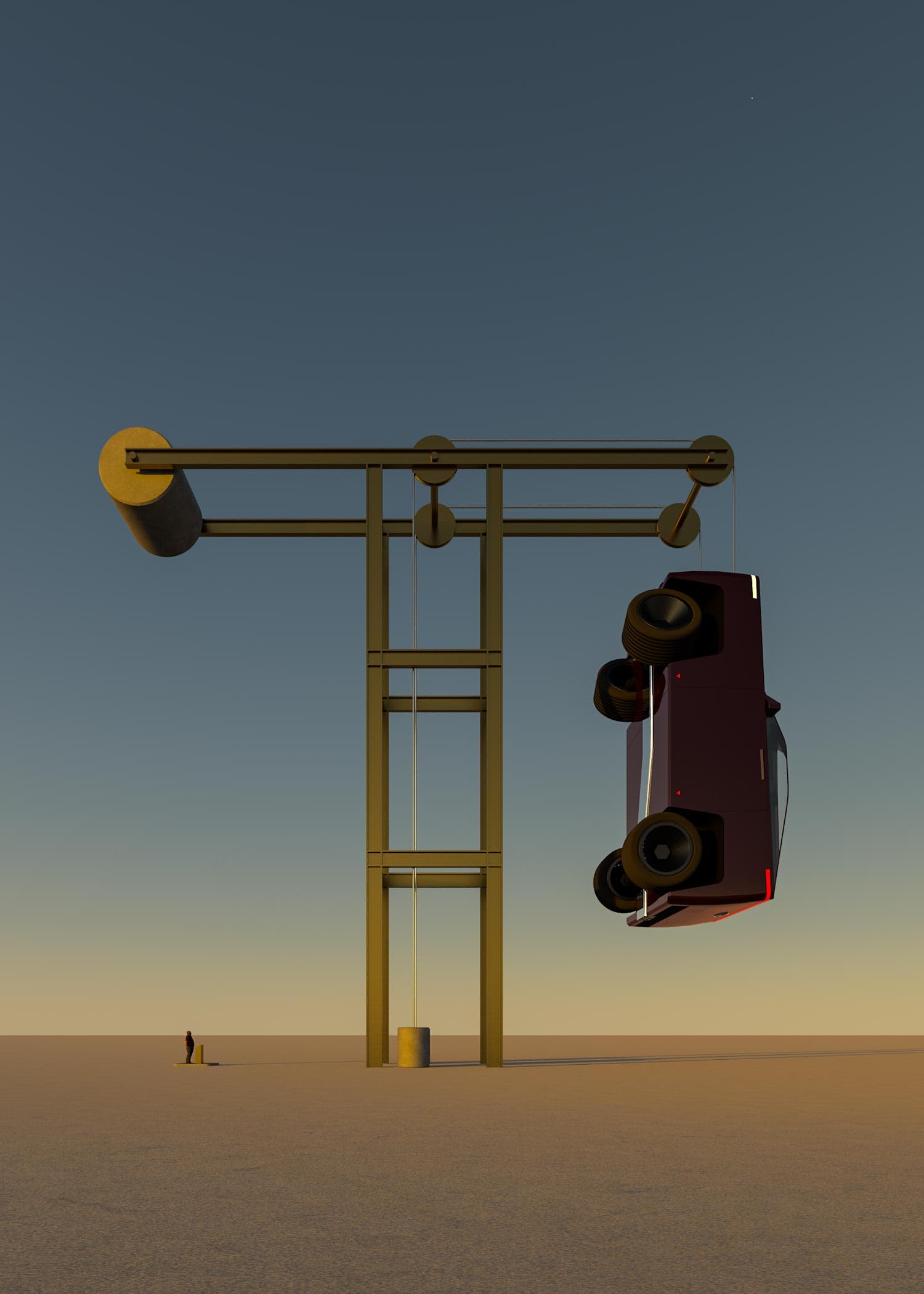 3D visualitations of possible painting scenes