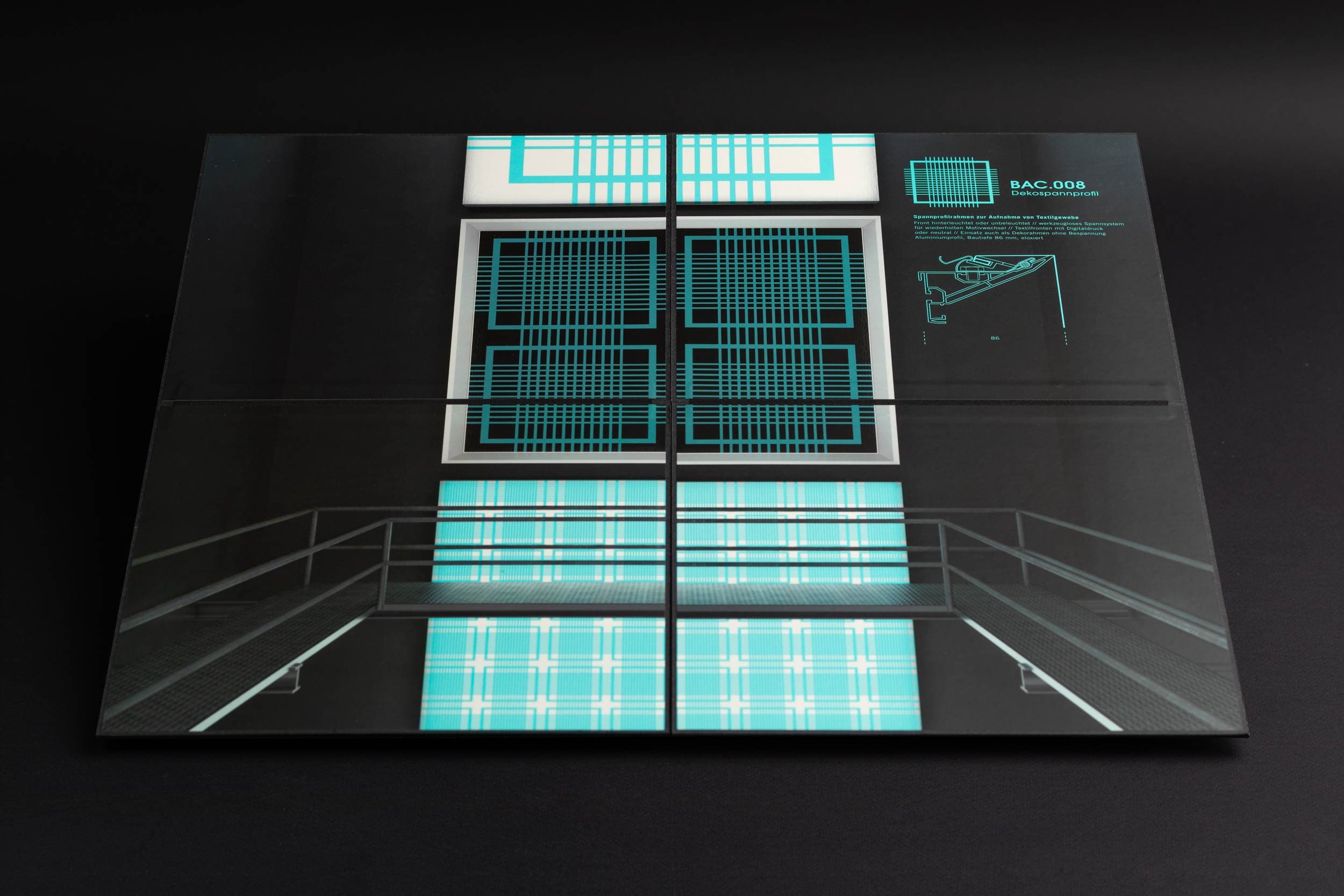 BAC.008 - outside unfolded with 3D visualisation