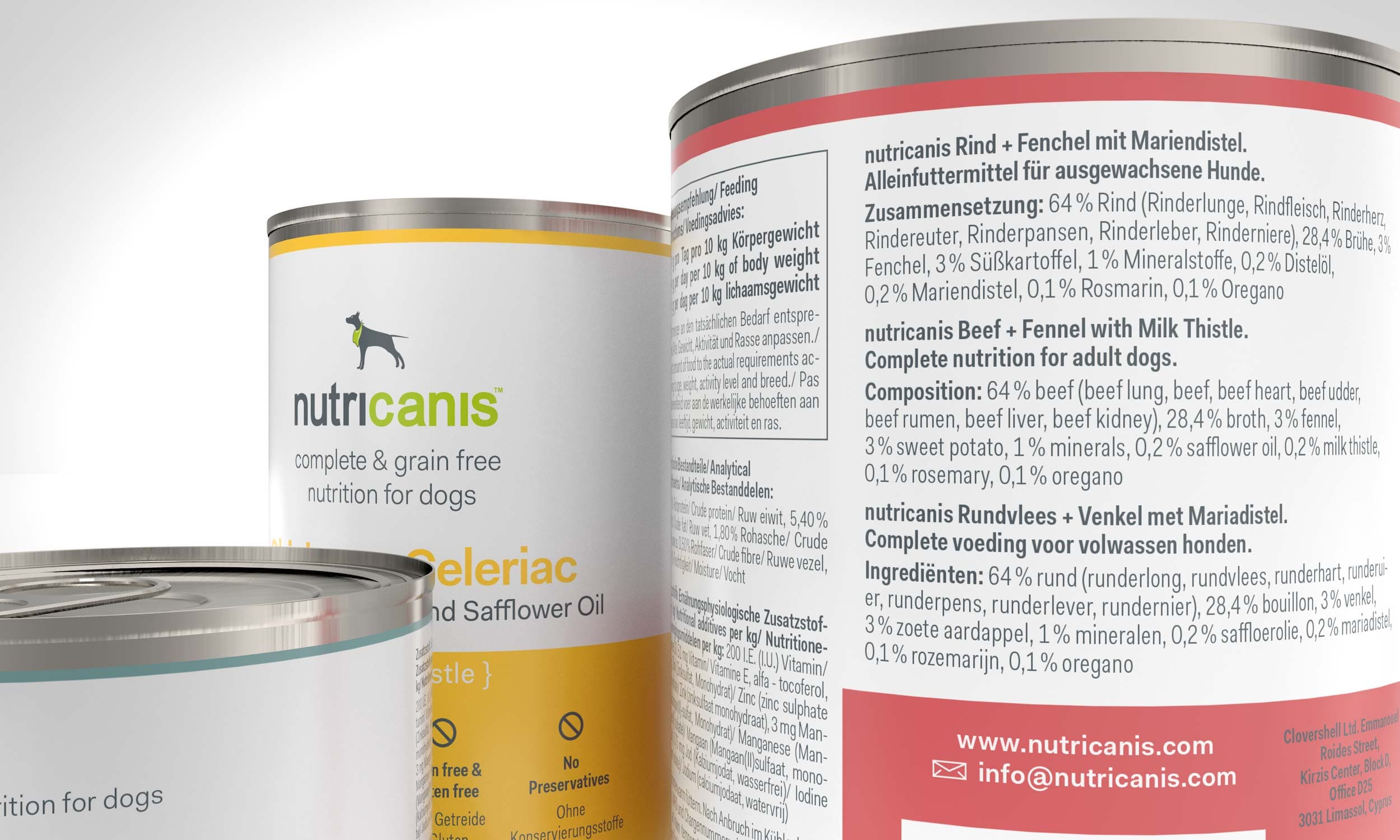 nutricanis label design