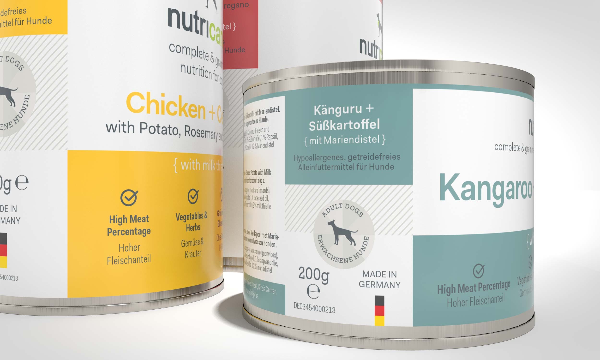 nutricanis label design