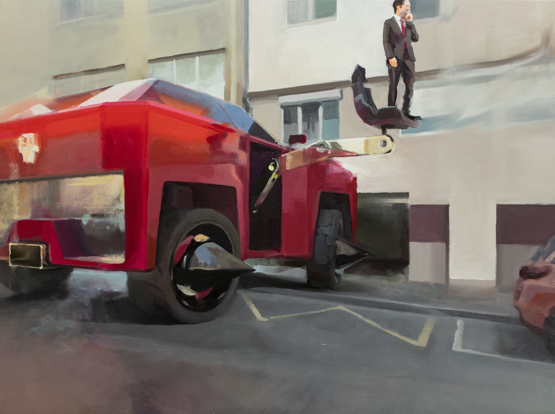 I have a Problem, 59 x 79 cm, oil on wood