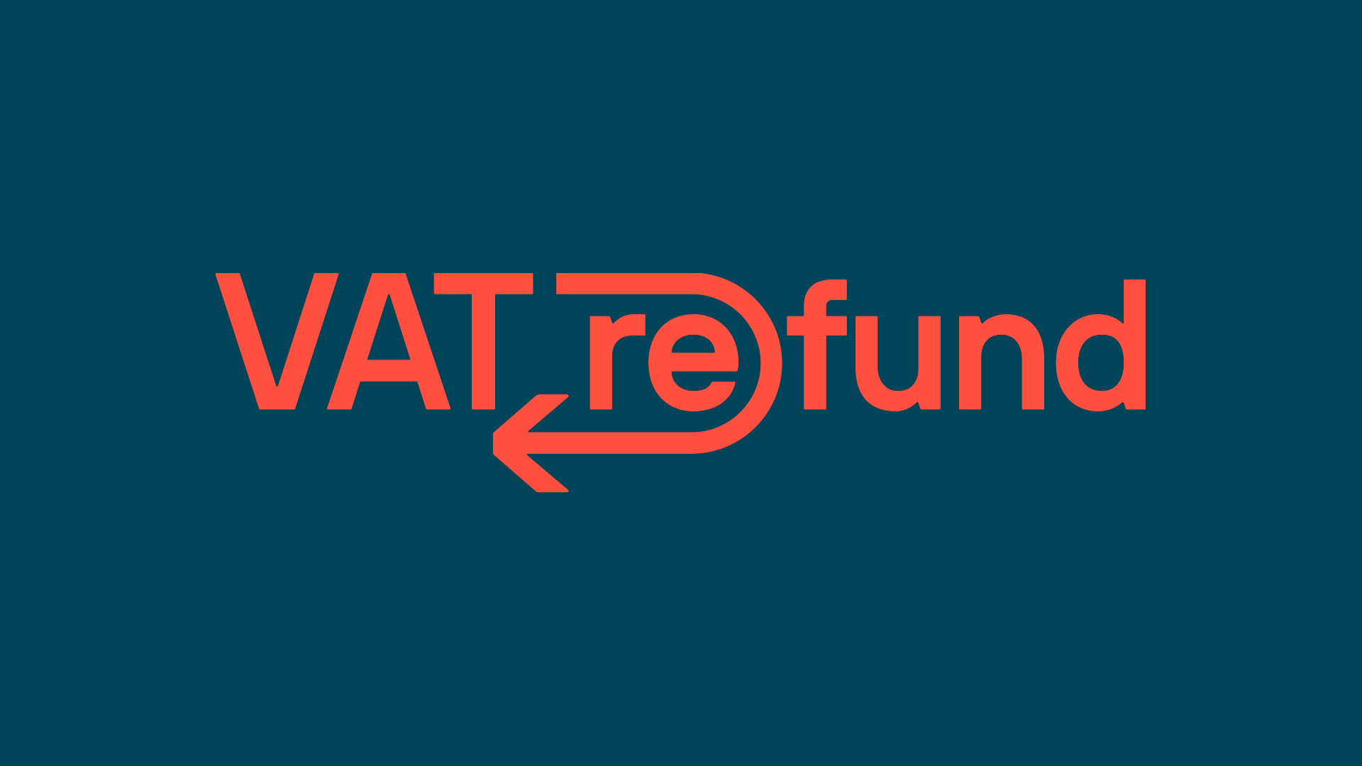 VAT refund logotype invers