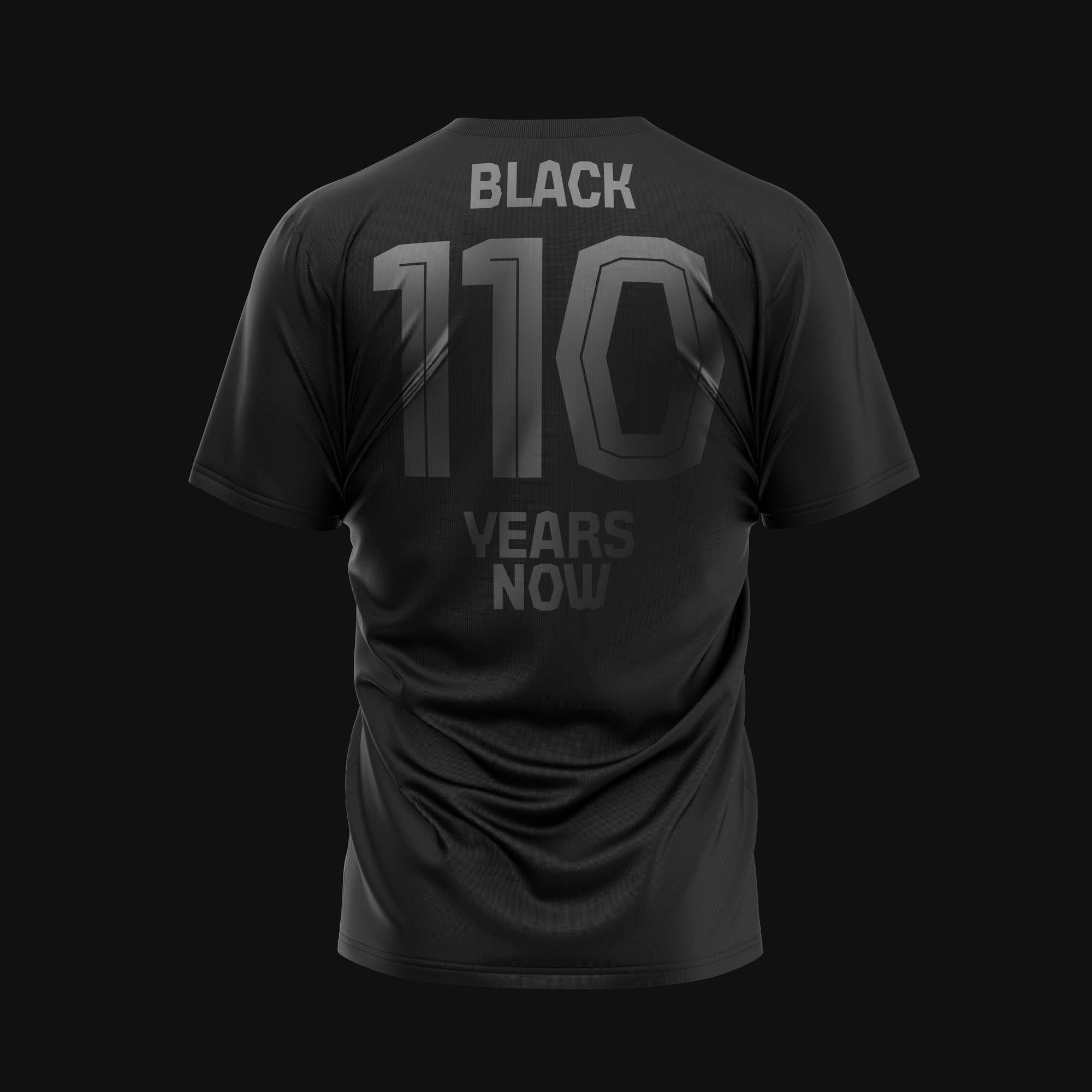 Version black on black and slogan