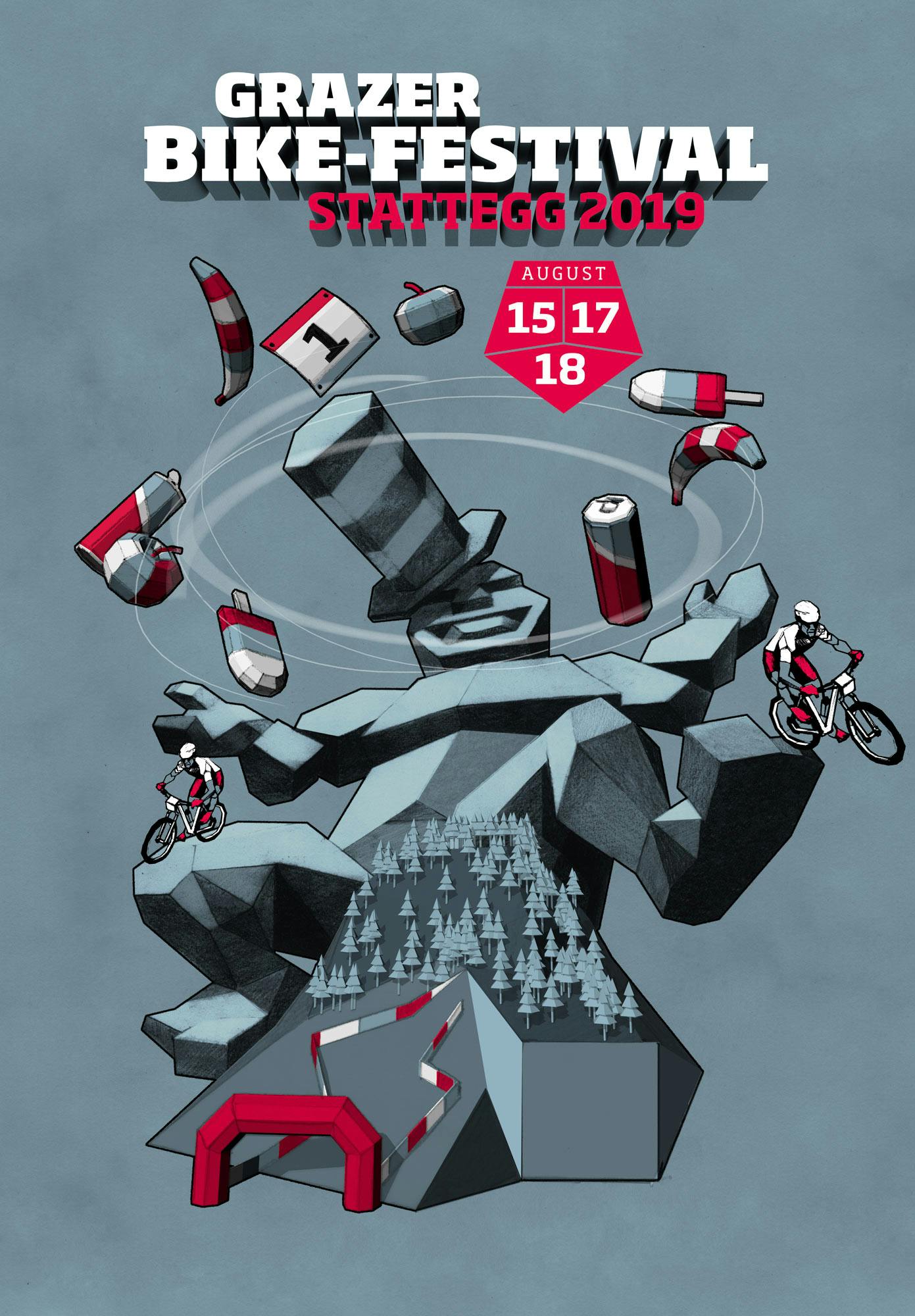Illustration for the Bike-Festival 2019